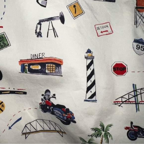 Harley Davidson Printed Pants Size 10 - Picture 7 of 9